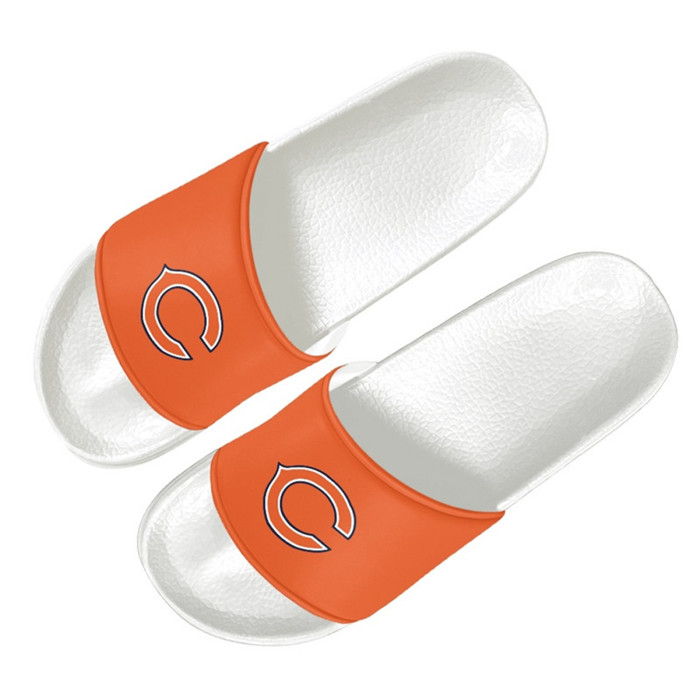 Women's Chicago Bears Flip Flops 001